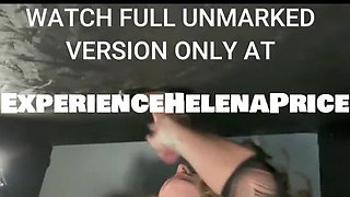 Gloryhole Blowjob For BBC With My Cuckold Husband Watching - Helena Price Sloppy Deep Throat