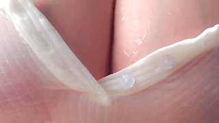 Luscious POV Bath Tittyfuck: Busty Babe in Wet T-shirt Wants Cum on Tits Now - Lilykoti