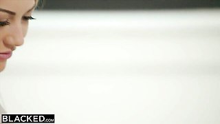 Blacked.Com featuring Pressure and Adira Allure's reverse cowgirl action