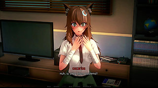 PLAYING WITH MY ROOMMATE AIRevolution's tits