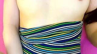 Beauty small tit amateur teen masturbating her shaved pussy