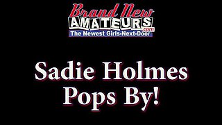 Cute Queen Sadie Holmes Deep Throat Blowjob & Pussy Fingering Cum in Mouth