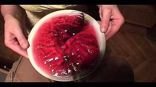 Jell-oh! Cum Eating When Desserts Fail