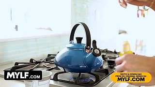 Cory Chase's hairy butt plug helps save her marriage and learn the art of anal sex