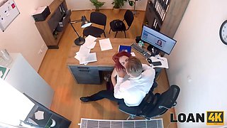 LOAN4K. Gorgeous and young whore Sirena Milano seduced a loan manager and fucked on the table: Porn