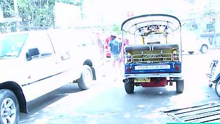 Tongue pierced Thai MILF gets picked up