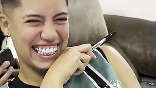 Bath with the Hottest Boyceta in Brazil Naked with Her Hot Breasts Out