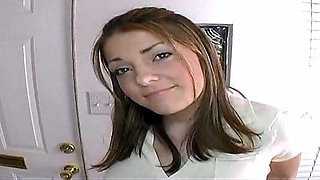 Hot amateur teen blowjob and facial HD video