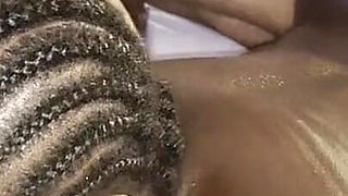 Pt 1: African BBC Massaged His Neighbor Real Good with a Butt Plug in Her Ass Hole, Turned Her on Before Fucking Her Hardcore