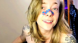 Close up Of Teen Masturbating