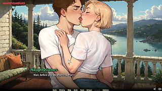 Blonde Fucked Hard and Creampied While Riding Big Cock - Moonripple Lake 03 By BCG