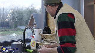 Old Man Goran Gets To Fuck His Hot Teeny Neighbour Babe Emily F. Who Fucks Him Like A Maniac - MatureNl