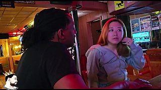 Petite Korean blessed cream-colored gets BBC quickie in bar bathroom - greatest XXX