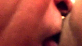 Getting her pussy played with and creaming before sucking