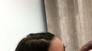 Elena Lux gives a POV blowjob