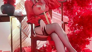 Hoshilily's Cosplay Magic in a Sensual Lingerie Reveal