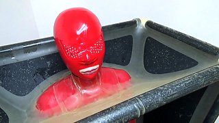 Straight amateur dude handles anal toys well