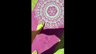 Sexy Yoga Girl Squirts on Your Face - JOI