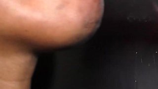 Massive Load Swallowed by My Ebony Cum Slut
