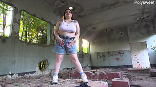 Dancing Among the Ruins and Masturbating with a Vibrator Naked