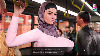 Esra in Istanbul 4 Esra Got Gang Banged in the Bus - the Gym Instructor Want to Get More of Her.