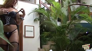 Moist Milena Santos Initiates an Interracial Connection Outdoor with Her Blowjob and Big Booty