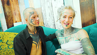 Alt Girl and Trans Lesbian Session with Fantasy Toy
