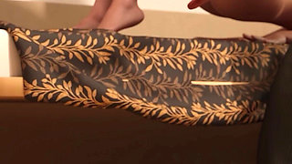 Innocent Virgin Teen Roommate with a Perfect Body Squirts From Pussy Rubbing and Fingering - Taboo University(steam Game) - #16