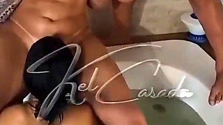 Sex in the Bathtub at My Friend’s Stepdad’s Beach House!