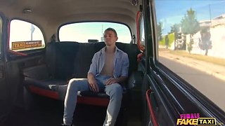 Shalina Devine Rides Customer's Face & Cums Hard - Fake Taxi POV Blowjob & Creampie
