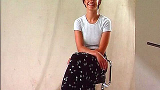 Perfect German Teen Showing Her Lingerie on Casting