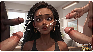 Ebony Queen's Tropical Blowjob: the Best Ebony XXX Porn!