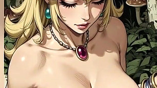 Gol Topless Animation Hot Princess Peach