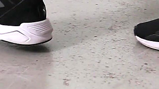 Still Inside - Dangling Nylons in Sneakers