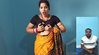 My Desi Bhabhi Showing Me Big Boobs and Big Ass on Video Call When She Alone at Home