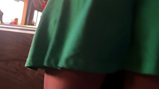 Chubby Amateur Toying Her moist Pussy In Public
