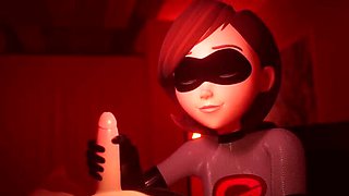 POV Handjob with Mrs Incredible in New Costume - Voiced JOI Fap Instruction