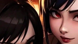 Sexy Suicide Girls Get Fucked & Fondled in a Mosh Pit