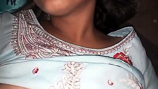 POV close up of drilling busty Indian milf's tight pussy