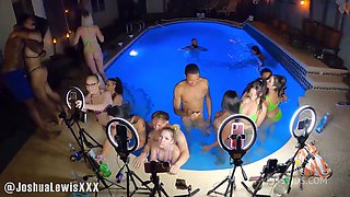 Public Pool Party Fuck Fest With Multiple Friends - Real Girls Fuck - PissVids