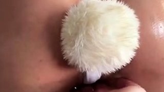 Christina Khalil Easter Bunny Tail Buttplug Nude Video