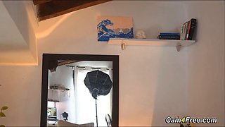Blonde Teen Grinds Sex Toy in Tight Pussy