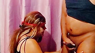 70-year-old Stepmother Waits for Her Man in Sexy Lingerie