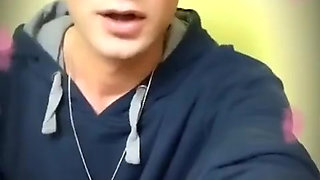 Love Cum Video for Girlfriend on Her Pink Blanket