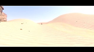 Brunette is shafted in a 3D fucking