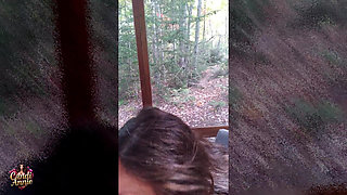 Great Fun POV Forest Fuck and Cum Swallow - Candi Annie