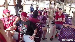 Gangbang In A Train