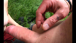 Blowjob in the woods