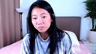 Japanese black girl toys masturbation