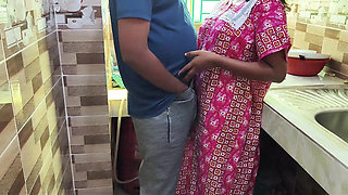 Desi bhabhi fuck by dever in the kitchen__Desi kitchen sex bangla voice